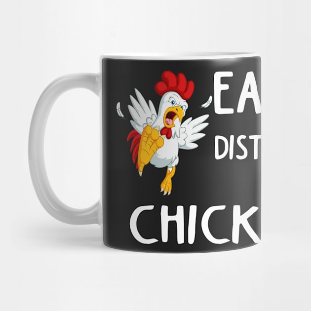 Funny Easily Distracted By Chickens gift for girlfriend, boyfiend, wife husband, son, daughter. by Goods-by-Jojo